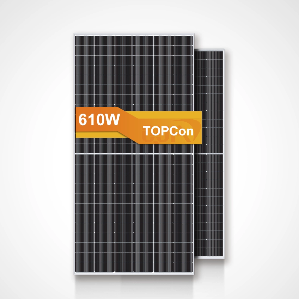610W TOPCon N-Type Bifacial Solar Panel for Commercial & Utility-Scale Projects